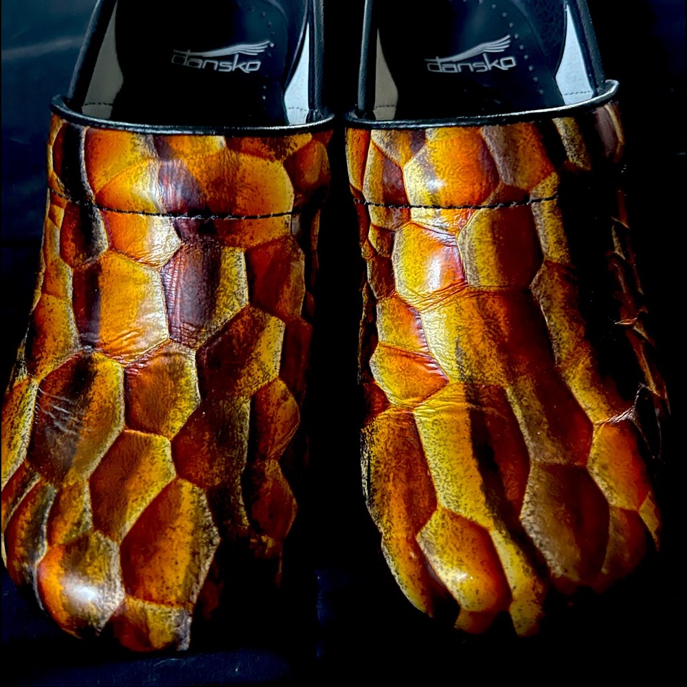 Dansko Tiger Eye clogs